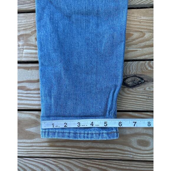 NWT Everlane Relaxed Straight Leg Jeans Size 23 Women’s Blue Super Soft - Picture 10 of 10